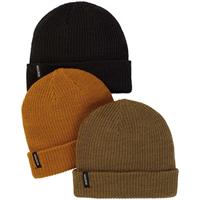 DND Beanie 3-Pack - True Black / Martini Olive / Wood Thrush - DND Beanie 3-Pack                                                                                                                                     