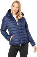 Women's Save The Duck Nathan Hooded Sherpa Lined Jacket