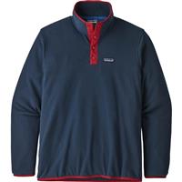 Men's Micro D Snap-T Pullover - New Navy with Classic Red (NNCR)