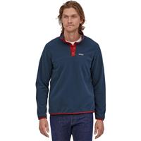 Men's Micro D Snap-T Pullover - New Navy with Classic Red (NNCR)