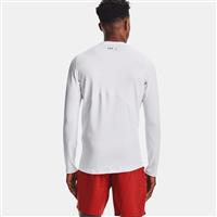 Men's ColdGear Armour Fitted Crew - White / Black