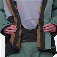 Men's GEO Insulated Jacket - Cypress Green Colorblock