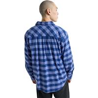 Men's Favorite Long Sleeve Flannel - Slate Blue Buffalo Plaid