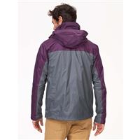 Men's PreCip Eco Jacket - Steel Onyx / Purple Fig