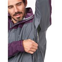 Men's PreCip Eco Jacket - Steel Onyx / Purple Fig