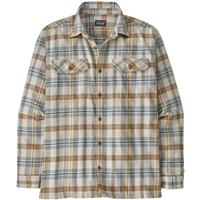 Men's Longsleeve Organic Cotton Midweight Fjord Flannel Shirt - Fields / Natural (FINL)