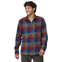 Men's Longsleeve Organic Cotton Midweight Fjord Flannel Shirt - Guides / Superior Blue (GDSU)