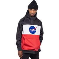 Men's Bonded Fleece Pullover Hoody - Nasa Black Colorblock