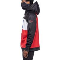 Men's Bonded Fleece Pullover Hoody - Nasa Black Colorblock