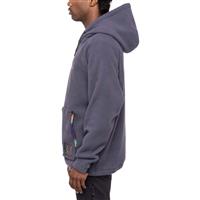 Men's Buttermilk Sherpa Fleece Hoodie - Grateful Dead Rhino Grey