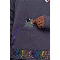 Men's Buttermilk Sherpa Fleece Hoodie - Grateful Dead Rhino Grey