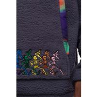 Men's Buttermilk Sherpa Fleece Hoodie - Grateful Dead Rhino Grey