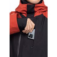 Men's GTX Core Shell Jacket - Brick Red Clrblk