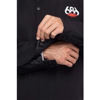 Men's Waterproof Coaches Jacket - Grateful Dead Black