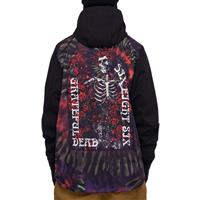 Men's Waterproof Coaches Jacket - Grateful Dead Black