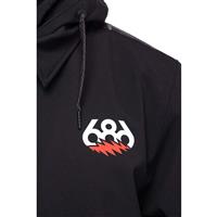 Men's Waterproof Coaches Jacket - Grateful Dead Black