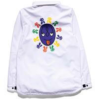 Men's Waterproof Coaches Jacket - White