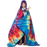 Waterproof Hooded Puffer Blanket - Grateful Dead Purple Tie Dye