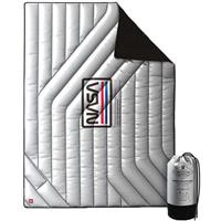 Waterproof Hooded Puffer Blanket - Nasa Silver