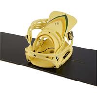 Men's Cartel X EST Snowboard Bindings - Cream / Graphic