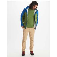 Men's PreCip Eco Jacket - Foliage / Dark Azure