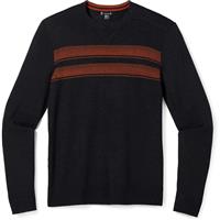 Men's Sparwood Stripe Crew Sweater - Charcoal Heather / Picante Heather