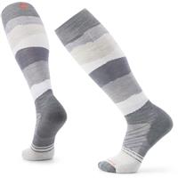 Ski Targeted Cushion Pattern OTC Socks - Medium Gray