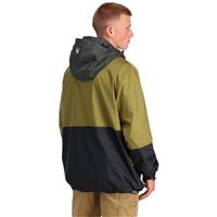 Men's Belford Windbreaker Anorak Jacket - Olive Drab Black