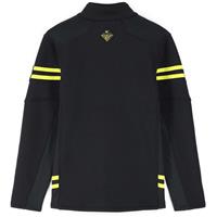 Men's Wengen Half Zip Fleece Jacket - Black Citron