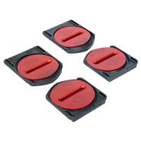Spark Canted Pucks - Red