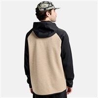 Men's Crown Weatherproof Pullover Fleece - Summit Taupe Heather / True Black