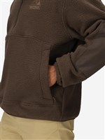 Wanderer High Pile Fleece Pullover - Hickory Nut
