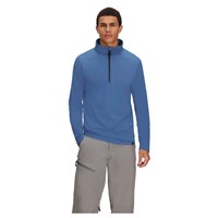 Men's Oly Baselayer Zip Top - Indy Blue