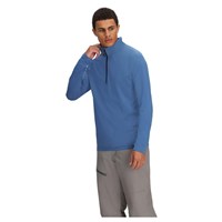 Men's Oly Baselayer Zip Top - Indy Blue
