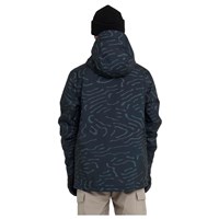 Men's Mission Printed Jacket - Black