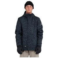 Men's Mission Printed Jacket - Black