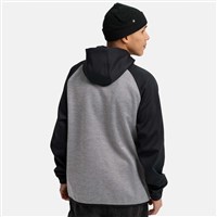 Men's Crown Weatherproof Full-Zip Fleece - Gray Heather / True Black (26)