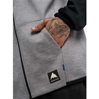 Men's Crown Weatherproof Full-Zip Fleece - Gray Heather / True Black (26)