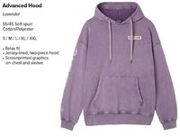 Men's Advanced Snowboard Hoodie - Lavender