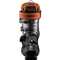 Men's S/Pro Supra BOA 110 Ski Boots - Black / Beluga Met / Orange Tiger