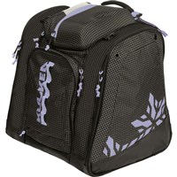 Powder Trekker Ski Boot Backpack - Black / White / Lavender