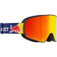 Spect Park Goggle - Matte Dark Blue Strap w/ Brown + Red Mirror Lenses