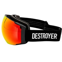 Pioneer Goggle - Black / White Frame w/ Red + Yellow Lenses (81902012)