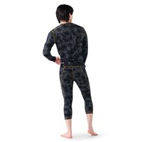 Men's Merino 250 Base Layer 3/4 Bottom - Black Tie Dye / Honey Gold