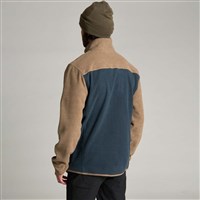 Men's Skorchr Fleece 1/4 Zip - Khaki / Storm Blue