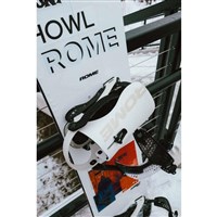 Men's 390 BOSS FW FULLWRAP Snowboard Bindings - Ivory