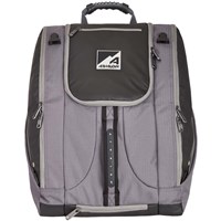 Deluxe Everything Ski Boot Backpack – Multi-Compartment Gear Bag - Black / Grey