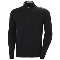 Men's Afton Knitted 1/2 Zip - Black
