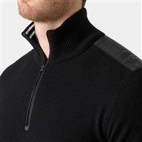 Men's Afton Knitted 1/2 Zip - Black