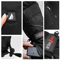 Men's 5V Heated Mittens - Black